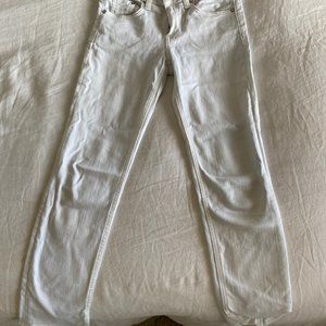 Rag & Bone Capri Jeans (White)